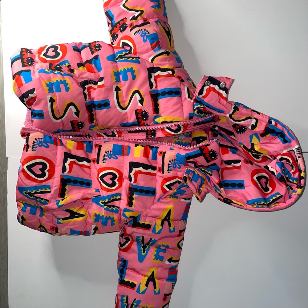 Colorful Graphic Print Jacket
